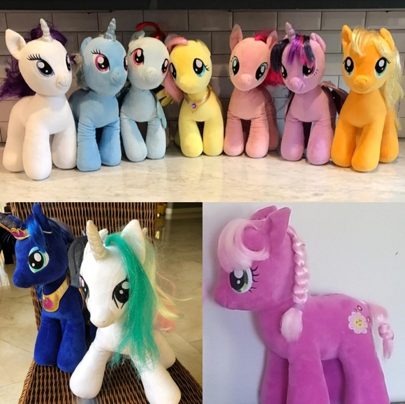 My Little Pony Other - MLP Build-A-Bear Stuffed Animal Lot My Little Pony